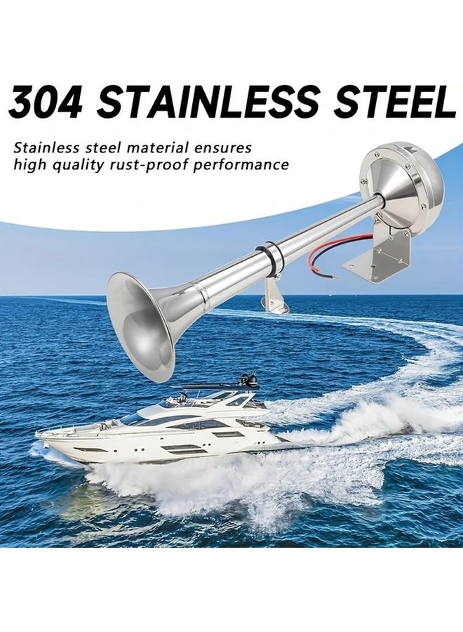 24V Marine Electric Horn For Boats Yachts Trucks SUVs RVs Caravans - Image 1